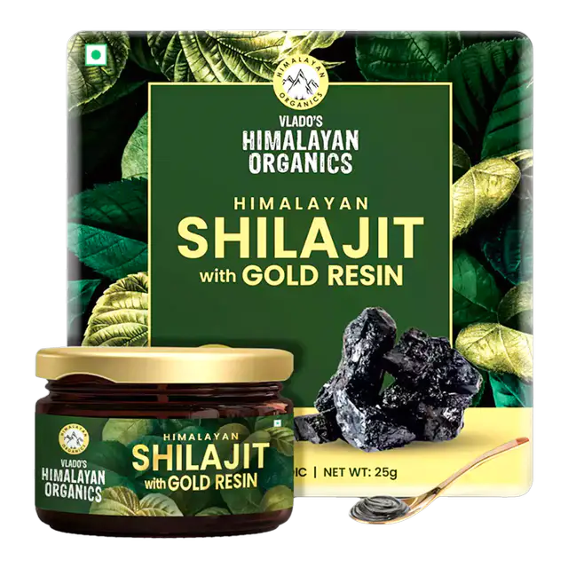 VLADO'S HIMALAYAN ORGANICS ヒマラヤ シラジット ゴールド レジン 25 Gの商品画像 1